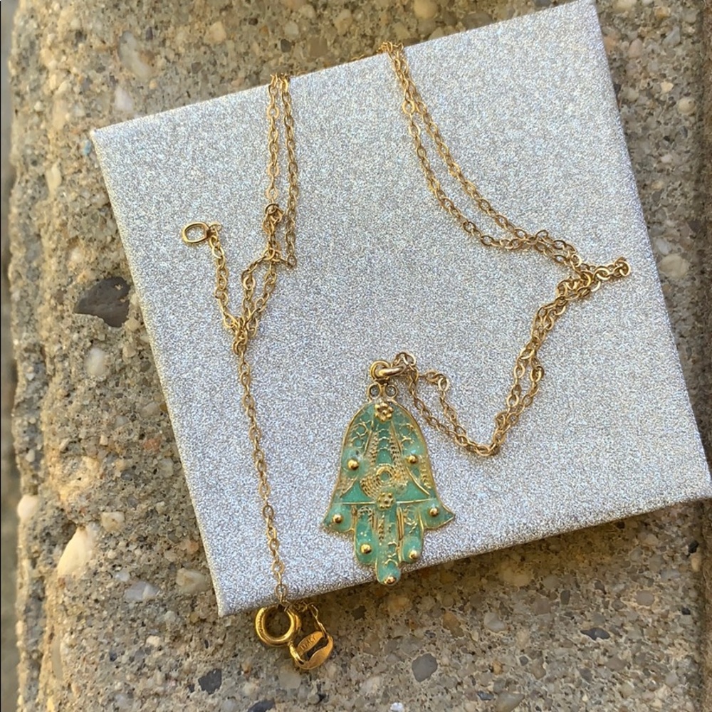 Gold Filled Hamsa
